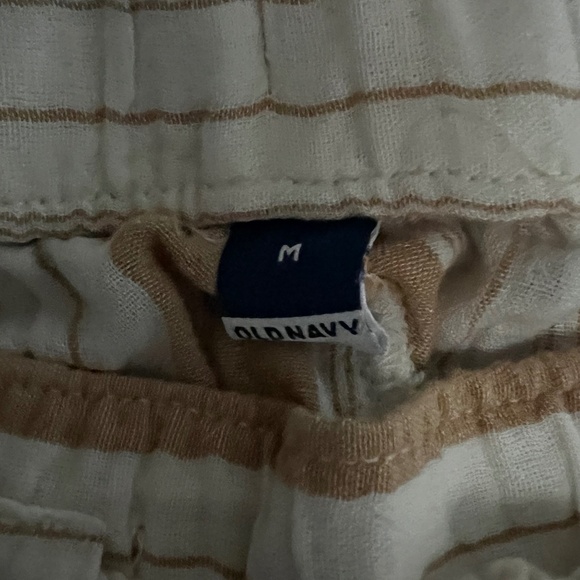 2 Pairs Women's Old Navy Linen Blend Drawstring Shorts Size M - Picture 6 of 11